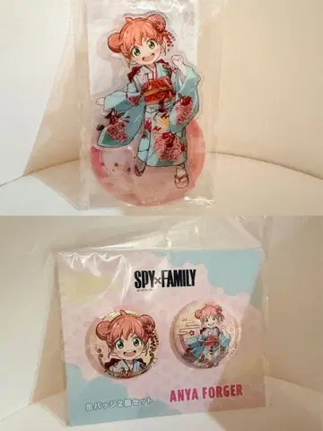 SPY x FAMILY 아크릴 스탠드 캔뱃지 아냐 TOHO 10주년