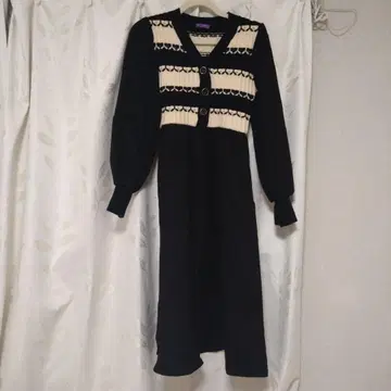 axes femme 니트 원피스 F 사이즈 블랙 화이트