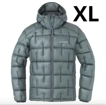 플라즈마 1000 알파인 다운 후드티 라이트 그레이 XL 사이즈
