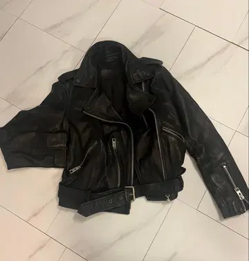 ALLSAINTS 블랙 라이더 자켓 UK10