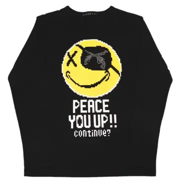 roarguns 로어건즈 긴팔 T셔츠 블랙 2 큐빅