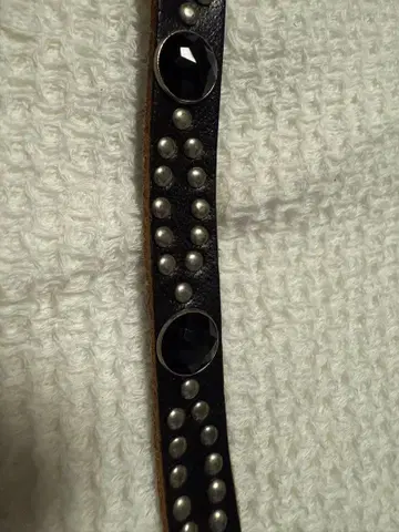 빈티지 스터드 지갑 체인