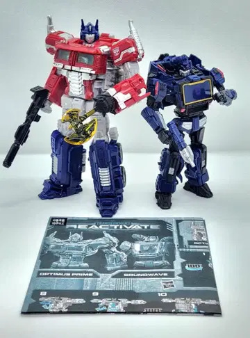 REACTIVATE 옵티머스 프라임 & 사운드웨이브