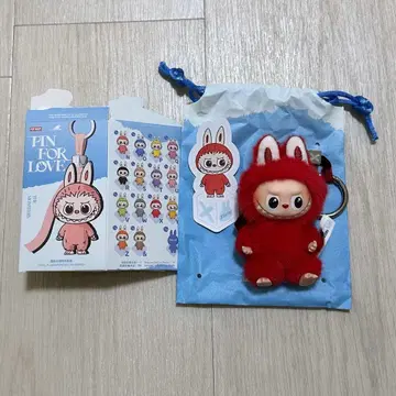 POPMART 러브브 알파벳 봉제 인형 펜던트 X