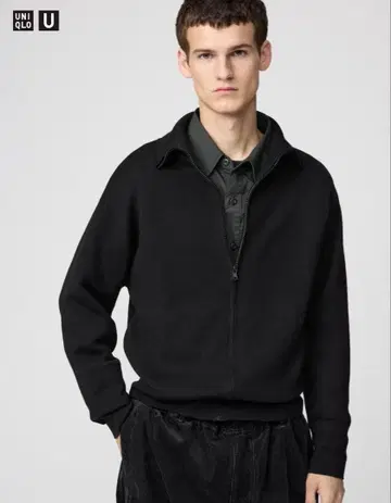 UNIQLO U 더블 페이스 풀 지퍼 자켓 L