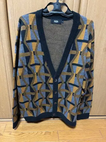 AZUL by MOUSSY 기하학 패턴 가디건 L 사이즈