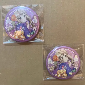 BanG Dream! 뱅드림 이치가야 아리사 캔뱃지 세트 기모노 ver.