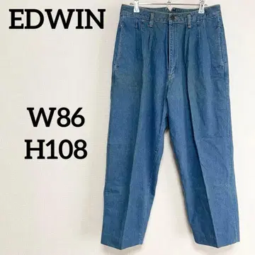 EDWIN 에드윈 배럴 레그 청바지 라이트 블루 빈티지 코디