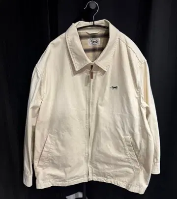 TOWN CRAFT 화이트 지퍼 자켓