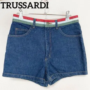 트루사르디 숏 데님 스포츠 골프 캐주얼 빈티지 코디