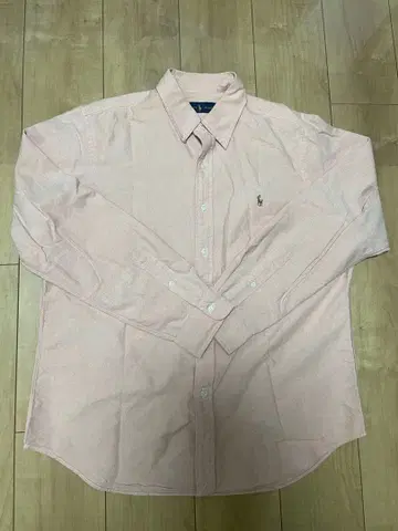 RALPH LAULEN 긴팔 셔츠 스킨 컬러에 가까운 핑크 L 사이즈