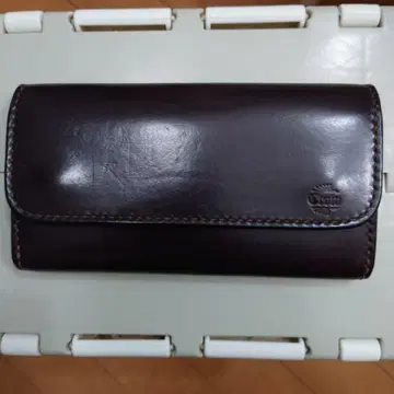 블랙 깃털 Crow 장지갑