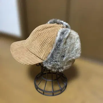 14PLUS 플라이트 캡 퍼 카멜 58cm 새상품급 브라운