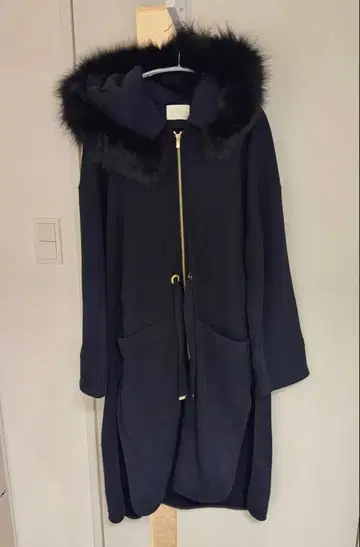 속기모 퍼 달린 롱 후드티