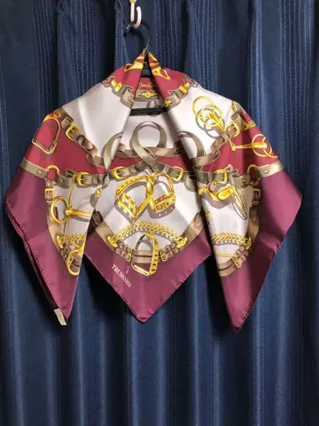 TRUSSARDI 대형 실크 스카프