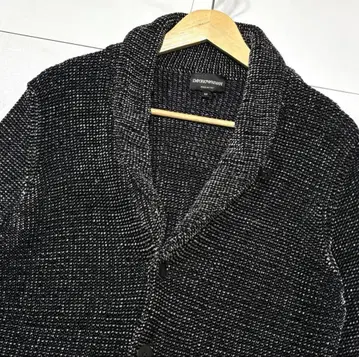 새상품급 ARMANI 아르마니 숄카라 니트 고급 사이즈 50 XL