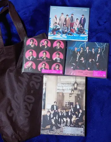 Snow Man CD 4장 세트 + 토트백