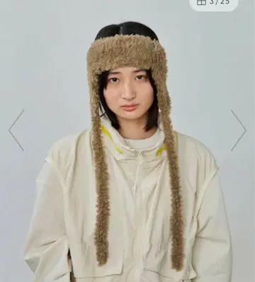 OVERRIDE KNIT FURRY FLAPBAND / 오버라이드