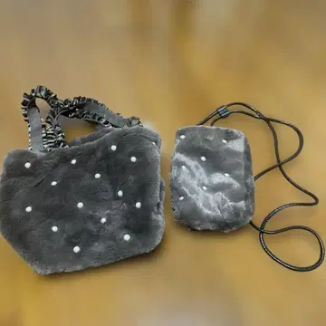 BG tiedeur 복슬복슬 푹신푹신 백 토트 숄더 세트 펄