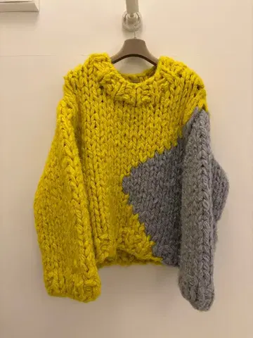 kota gushiken 바이컬러 오버 사이즈 니트