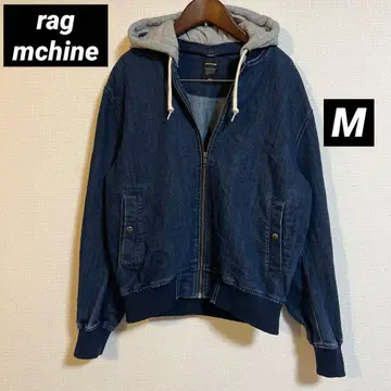rag mchine 데님 MA1 후드 부착