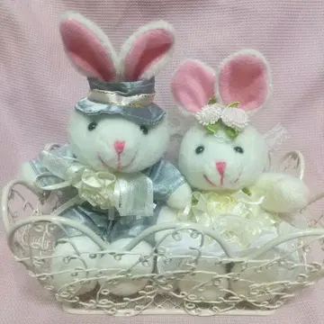 포멀 토끼 봉제 인형 세트