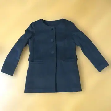 PICCIN 블랙 코트 버튼 포함