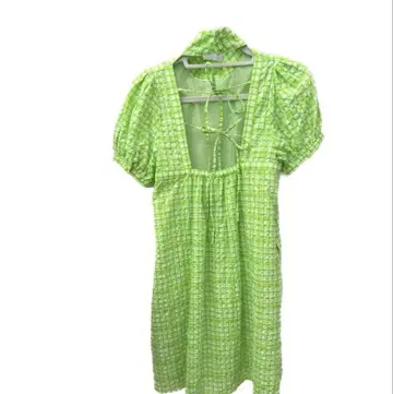 Cocktail Neon Mini Dress - Green