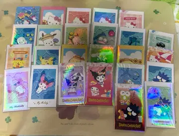 산리오 포토 카드 컬렉션 껌 시크릿 외 25장 일괄