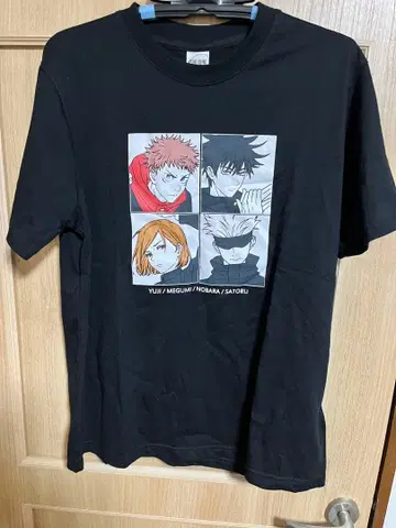 주술회전 T셔츠 L 사이즈 블랙