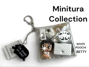 가챠 파우치 Betty Boop 화이트 파우치 베티짱 CC 화이트