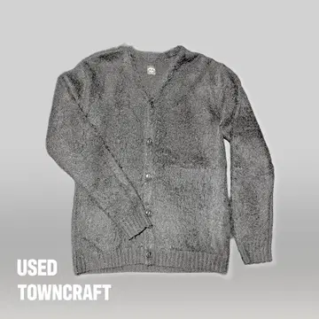 TOWNCRAFT 모헤어 라이크 가디건 블랙 M 사이즈