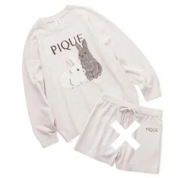 젤라피케 온라인 한정판 트윈 토끼 자카드 풀오버