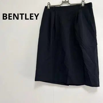 BENTLEY 블랙 플리츠 스커트 여성용