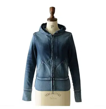 야누크 데님 후드티