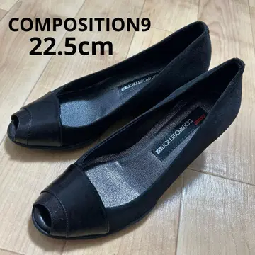 컴포지션9 펌프스 컴포트 슈즈 오픈토 블랙