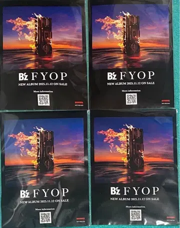 B'z FYOP 카이로 4개 세트 미개봉 새상품