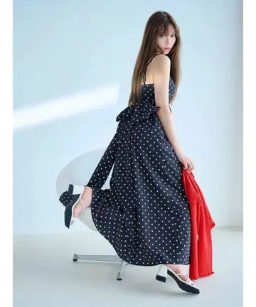 새상품급 LILY BROWN 볼륨 리본 2way 원피스