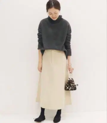 slobe iena 울 스트레치 머메이드 스커트