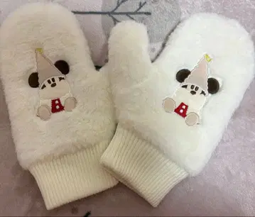 디즈니 크리스마스 2024 릴린린 머플러 미튼 세트