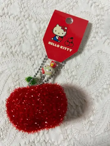 [ 초 레어 ] 2004년 헬로키티 반짝반짝 뜨개질 인형 마스코트