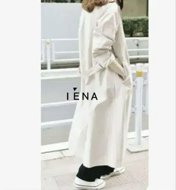 IENA 코튼 나일론 가운 코트 컬러 내추럴