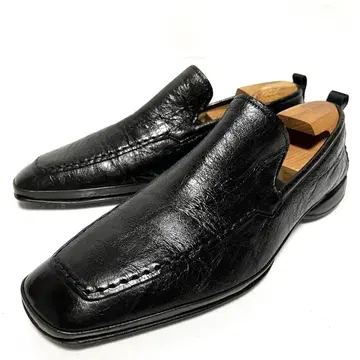 FABI 파비 이탈리아제 가죽 슬립온 41(25.5cm) 블랙