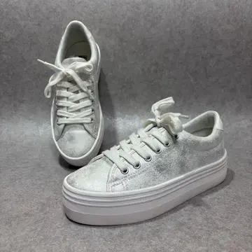 NO NAME 노네임 스니커즈 통굽 실버