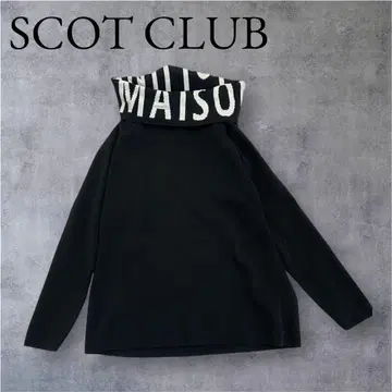 최저가 [ 새상품급 ] SCOT CLUB 스콧 클럽 터틀넥 니트 로고