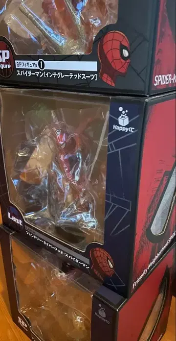 Happy 복권 스파이더맨 피규어상 3종 세트