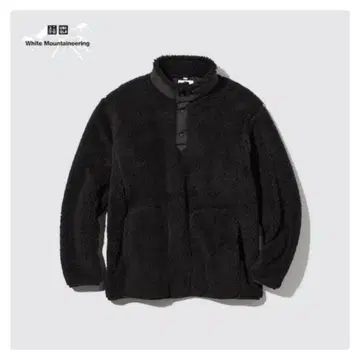 유니클로 x 화이트 마운티니어링 플리스 오버 사이즈 풀오버 (긴팔) L