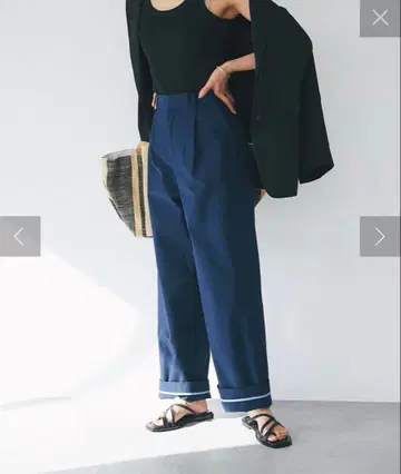 리브 드와 [깔끔한 와이드 실루엣이 요즘 느낌인] 배기 치노 팬츠