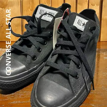 새상품 컨버스 올스타 블랙 캔버스 스니커즈 25.5cm