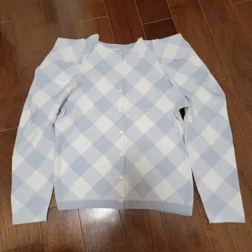 CELFORD 체크 자카드 가디건